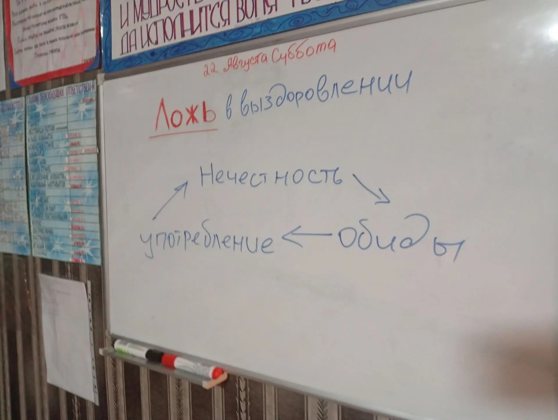 Ложь в выздоровлении от зависимости